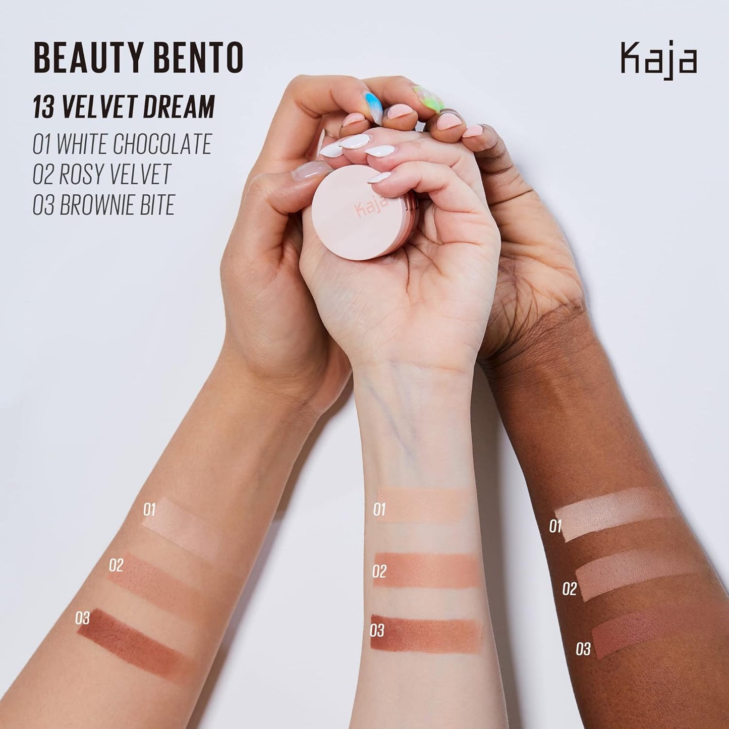 Beauty Bento Collection - Bouncy Eyeshadow Trio | Burnt Sandy Brown Tones, Travel Size, 13 Velvet Dream, 2019 Allure Best of Beauty Award, 0.03 Oz