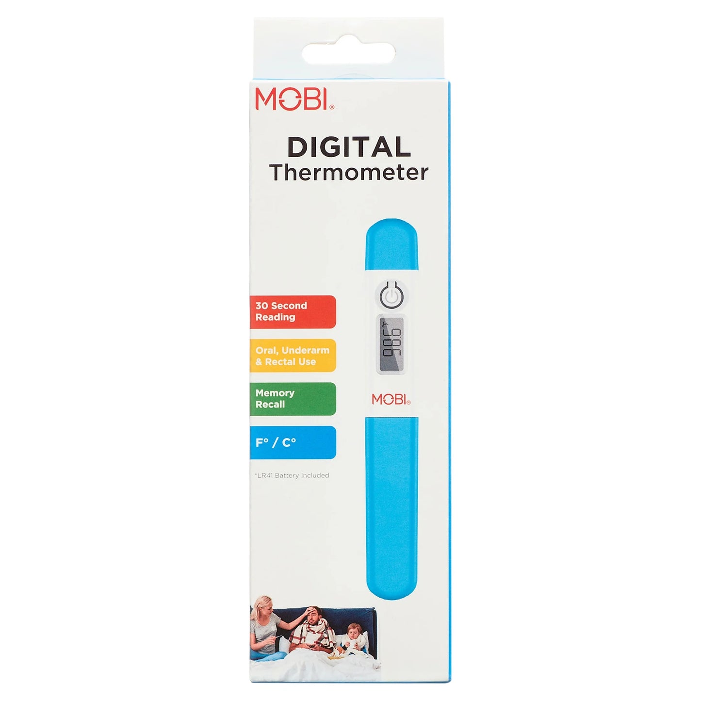 Oral Digital Health Thermometer, Oral, Underarm & Rectal, Thermometer for Adults, Oral Thermometer for Fever, Rectum Armpit Reading Thermometer for Baby Kids and Adults