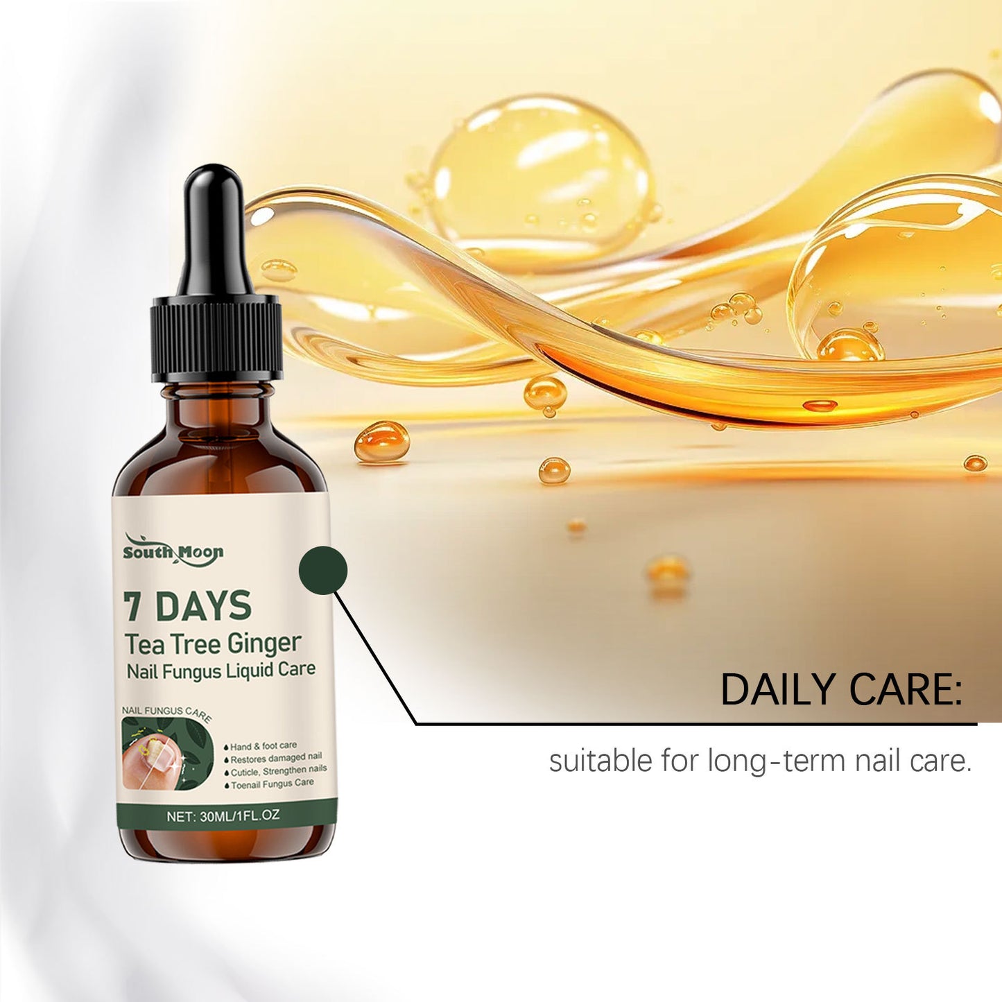 Mild Brightening Nourishing Nail Care Solution