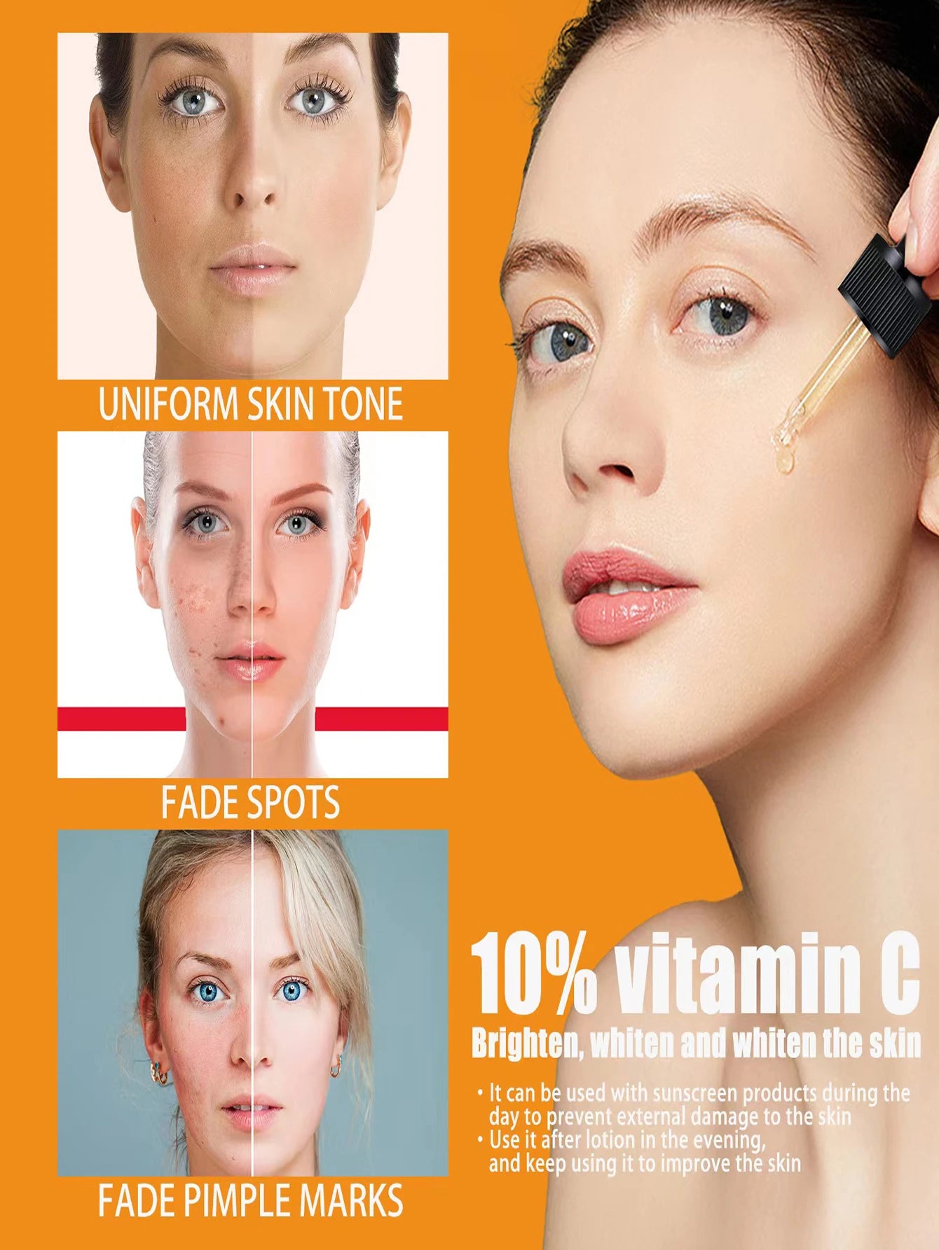 Vitamin C Serum for Face Whitening Facial Serum