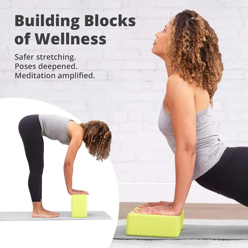 2PCS EVA Gym Blocks Foam Brick Training Equipment