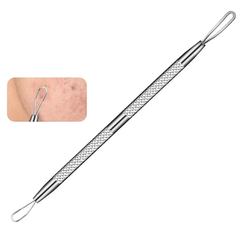 Professional Blackhead Clip Pimples Tweezer Set – 3 to 8 Pieces for Acne & Comedone Extraction