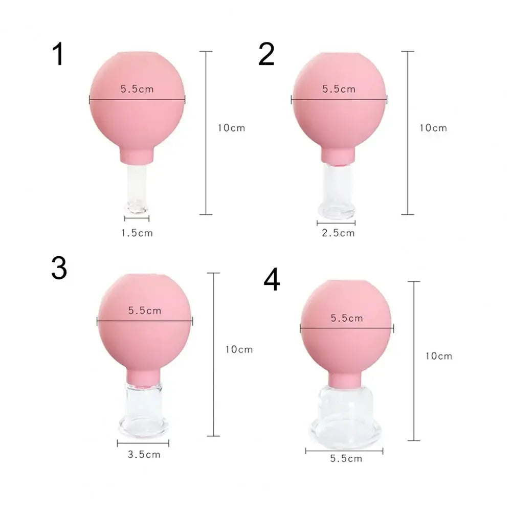 Vacuum Cupping Glass Jar Cellulite Massager