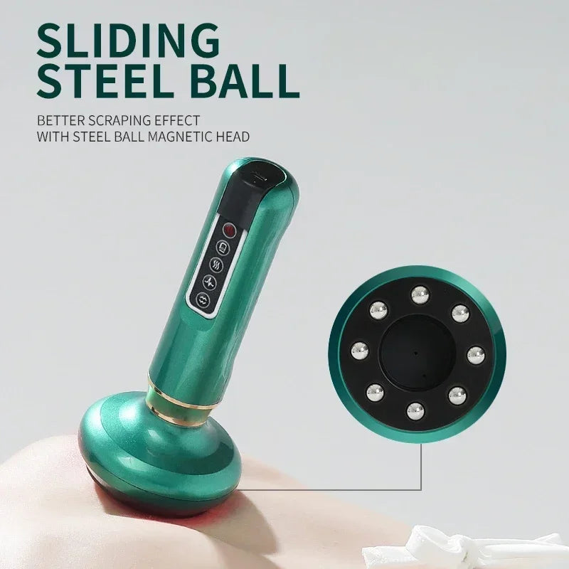 Tricolor Electric Massager GuaSha Anti Cellulite Vacuum Suction Cup