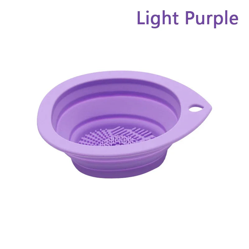 Silicone Makeup Brush Cleaner Foldable Cosmetic Brush
