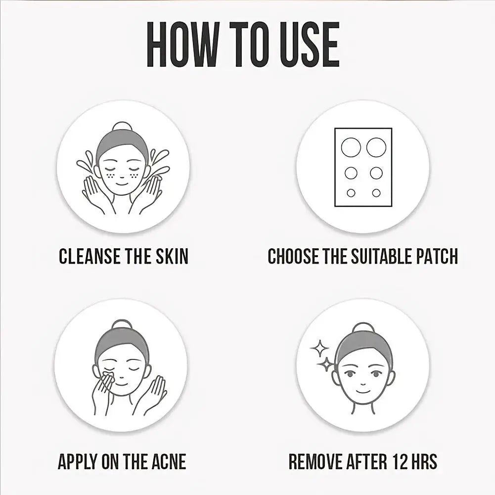 360Pcs Colorful Invisible Pimple Removal Anti-Acne Patches