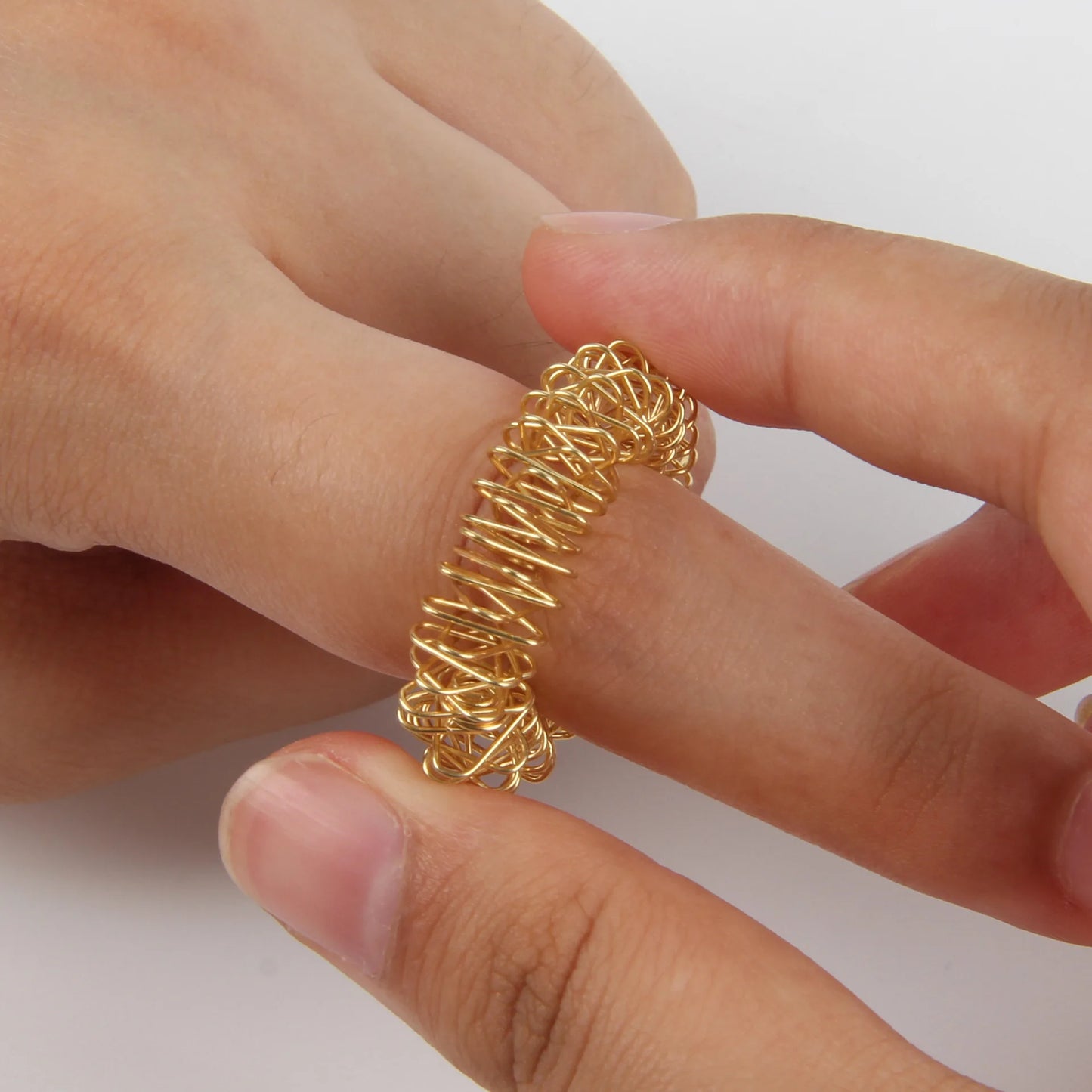5pcs/Lot Finger Massage Ring Acupuncture Ring