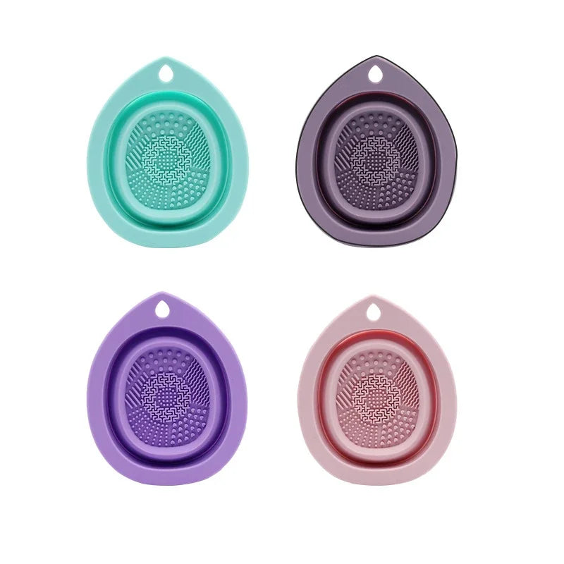 Silicone Makeup Brush Cleaner Foldable Cosmetic Brush