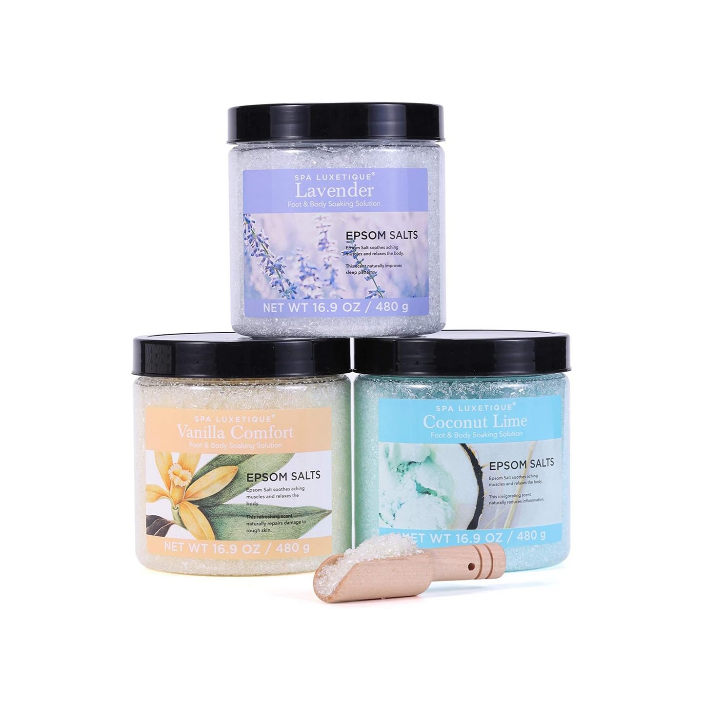 Bath Salts Gift Set for Soaking