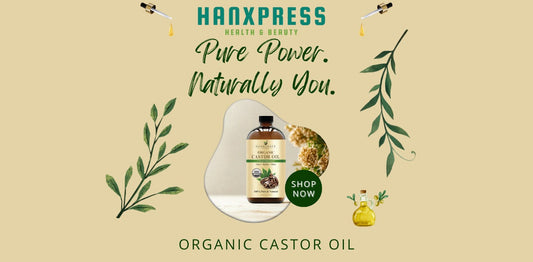 Organic Castor Oil for Hair, Skin Glow & Eyelash Care Benefits