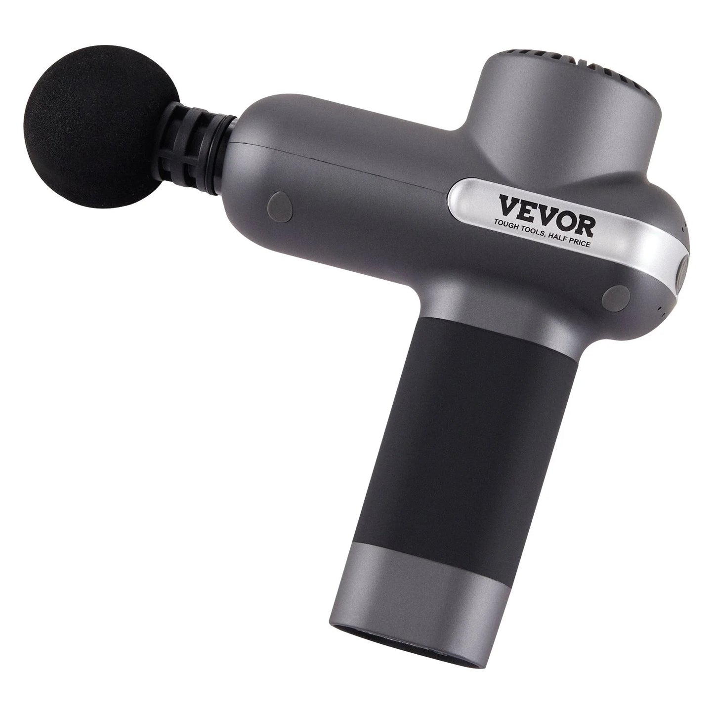 Ultimate VEVOR Deep Tissue Massage Gun - 5 Speed Levels, 6 Attachments, Powerful Pain Relief for Athletes and Muscle Relaxation