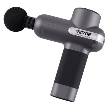 Ultimate VEVOR Deep Tissue Massage Gun - 5 Speed Levels, 6 Attachments, Powerful Pain Relief for Athletes and Muscle Relaxation
