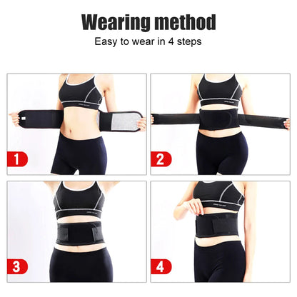 Tourmaline Self-heating Magnetic Therapy Waist Belt
