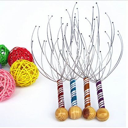 Head Massager Head Scratching Octopus Scalp