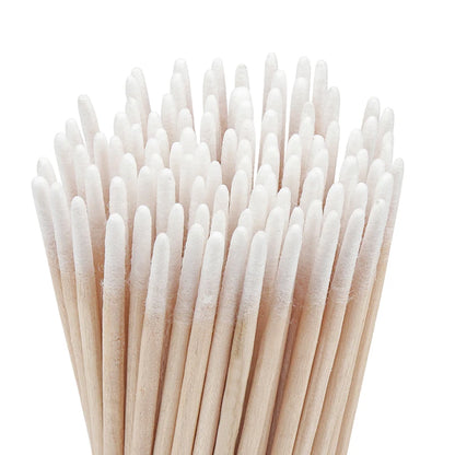 100/300 Pcs Disposable Ultra-Small Cotton Swabs – Lint-Free Micro Brushes for Precision Cleaning