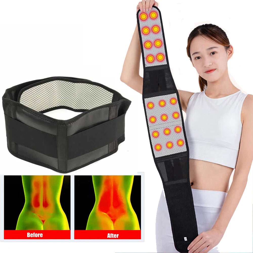 Tourmaline Self-heating Magnetic Therapy Waist Belt