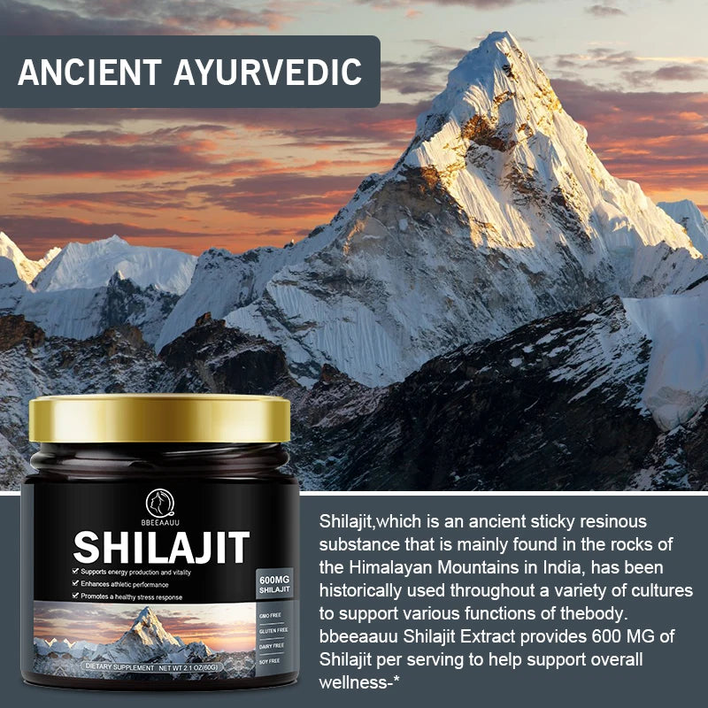 60g 100% Himalaya Pure Shilajit Resin Original Mineral Health Supplement