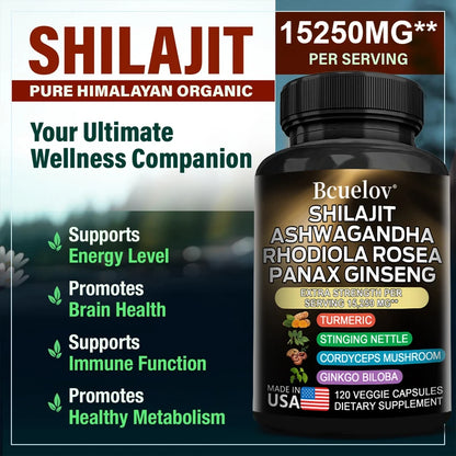 Shilajit Resin Himalaya Capsules - 15250 mg