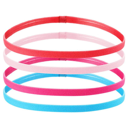 4 Pcs Thick Non-Slip Elastic Sport Headbands