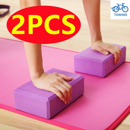 2PCS EVA Gym Blocks Foam Brick Training Equipment