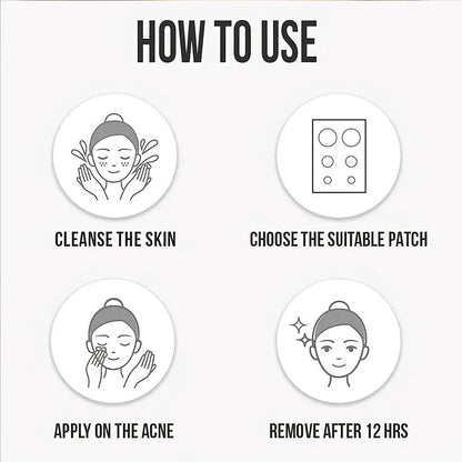 360Pcs Colorful Invisible Pimple Removal Anti-Acne Patches