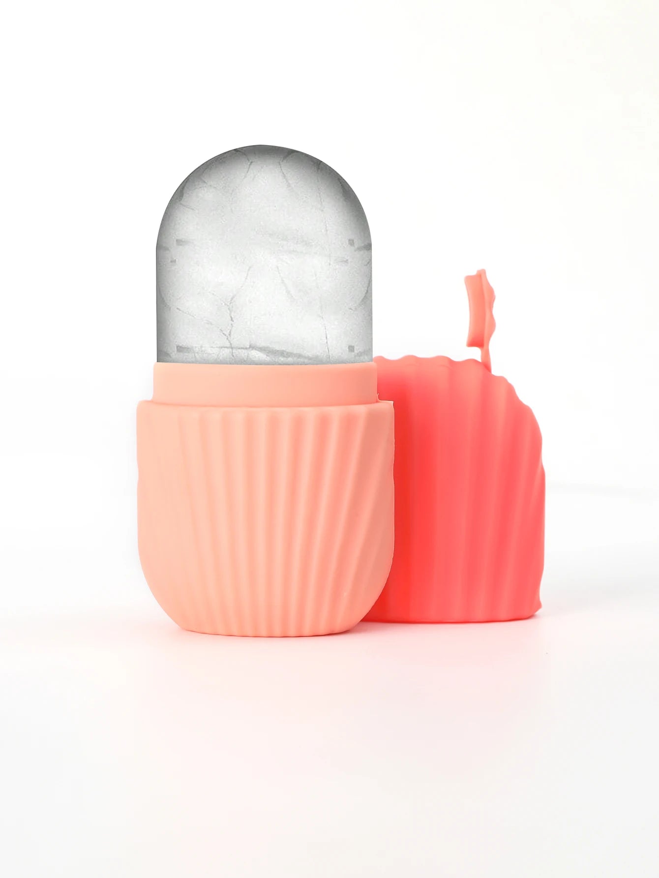 Silicone Ice Roller Massager – Reusable Facial Cooling Tool for Skin Rejuvenation and Puffiness Reduction