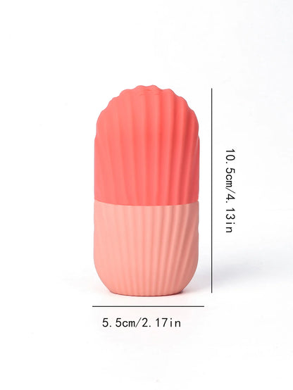 Silicone Ice Roller Massager – Reusable Facial Cooling Tool for Skin Rejuvenation and Puffiness Reduction