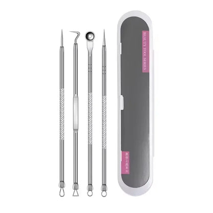 Professional Blackhead Clip Pimples Tweezer Set – 3 to 8 Pieces for Acne & Comedone Extraction