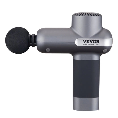 Ultimate VEVOR Deep Tissue Massage Gun - 5 Speed Levels, 6 Attachments, Powerful Pain Relief for Athletes and Muscle Relaxation