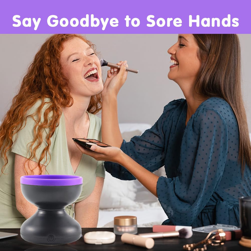Portable Automatic USB Cosmetic Brush Cleaner Tool