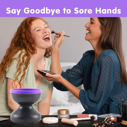 Portable Automatic USB Cosmetic Brush Cleaner Tool